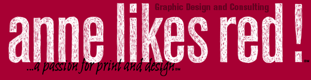 Anne Likes Red Graphic Design and Consulting